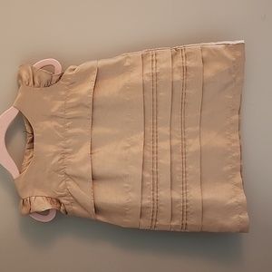 Baby Gap, 12-18 months Gold Silk Looking Dress